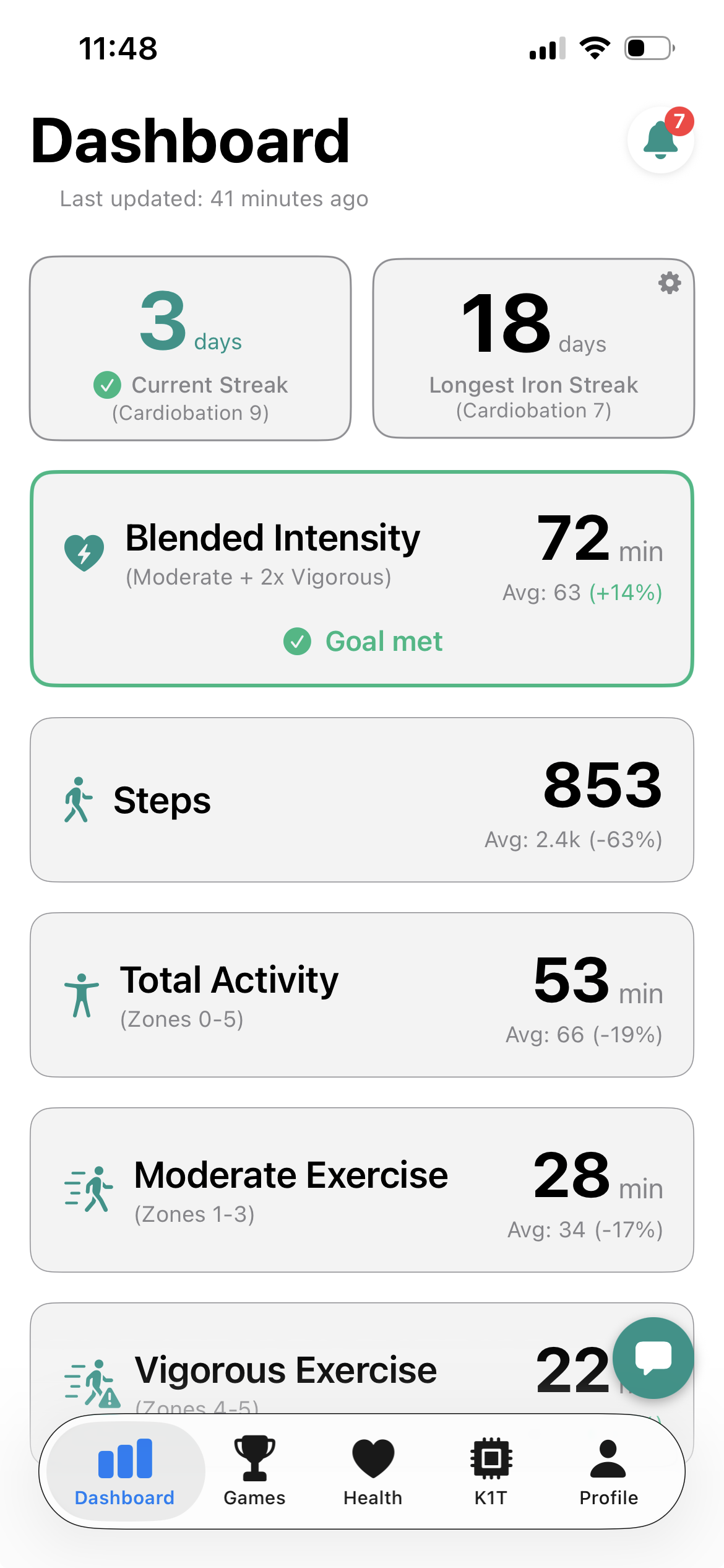 Social leaderboards and standings